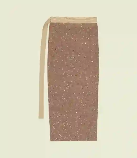 Picture of Saira Silk Hand-Beaded Wrap Skirt