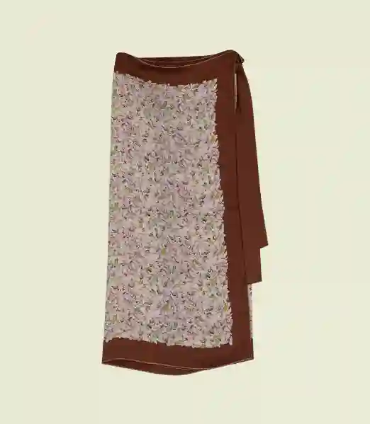 Picture of Bei Silk Wrap Skirt